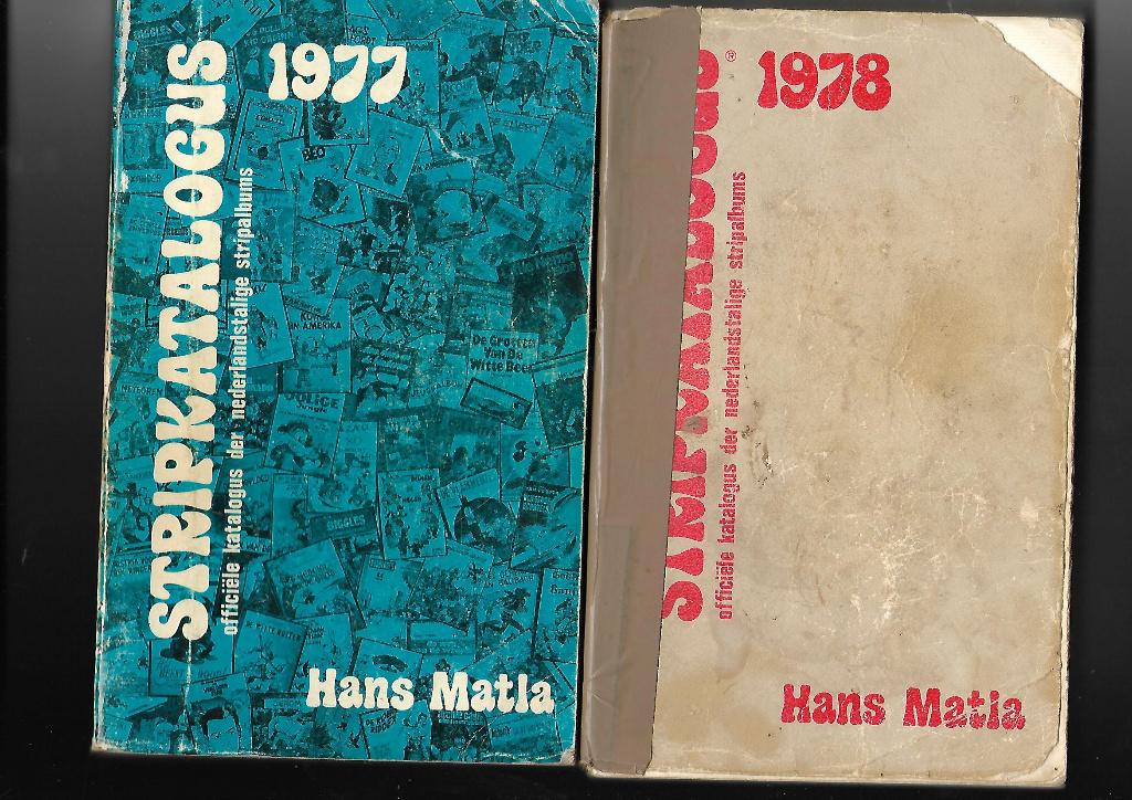 Hans Matla : De eerste 7 stripkatalogussen : 1977/1989, Eén stripboek, Verzenden
