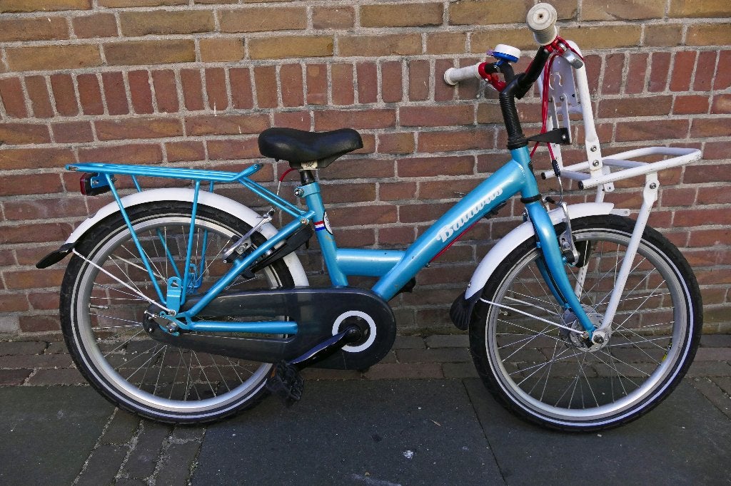 Batavus Koala 20 inch, lichtblauw, meisjesfiets, Fietsen en Brommers, Ophalen, Terugtraprem, Gebruikt, Handrem