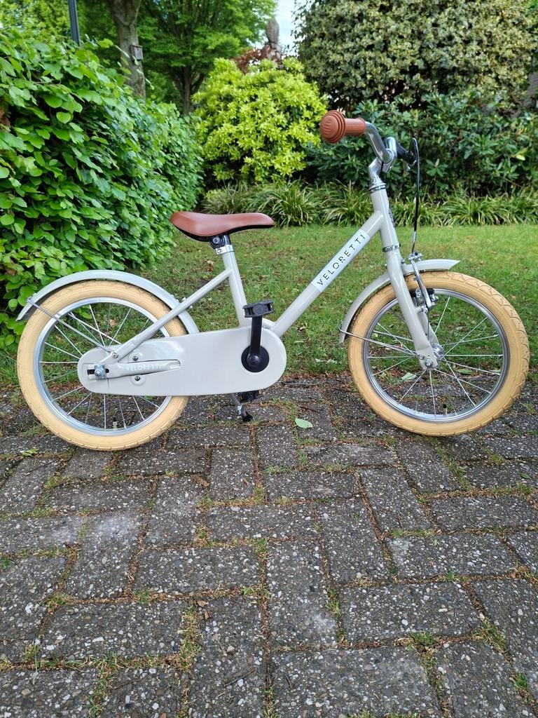 Veloretti Maxi 16 inch kinderfiets Pebble Grey, Ophalen, Gebruikt, 16 tot 20 inch, Veloretti