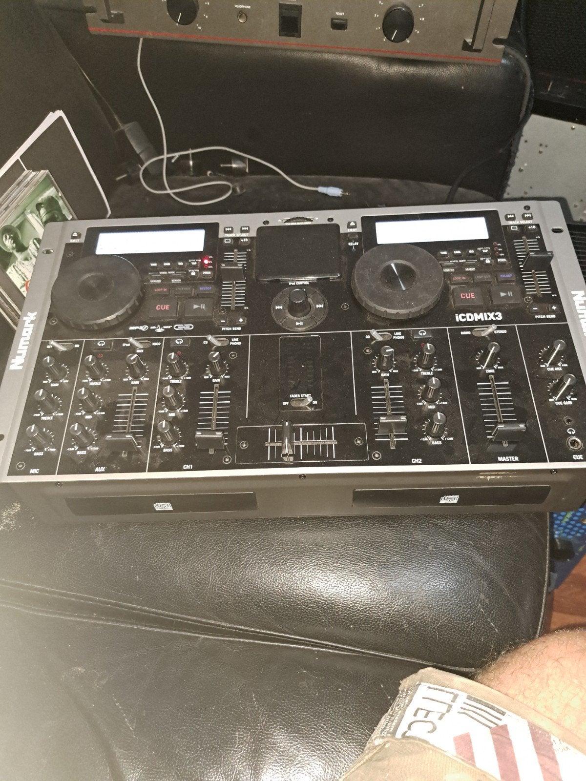 Numark iCDMIX3 DJ-set met dubbele CD-speler en mixer, Ophalen, Gebruikt, Dj-set, Numark