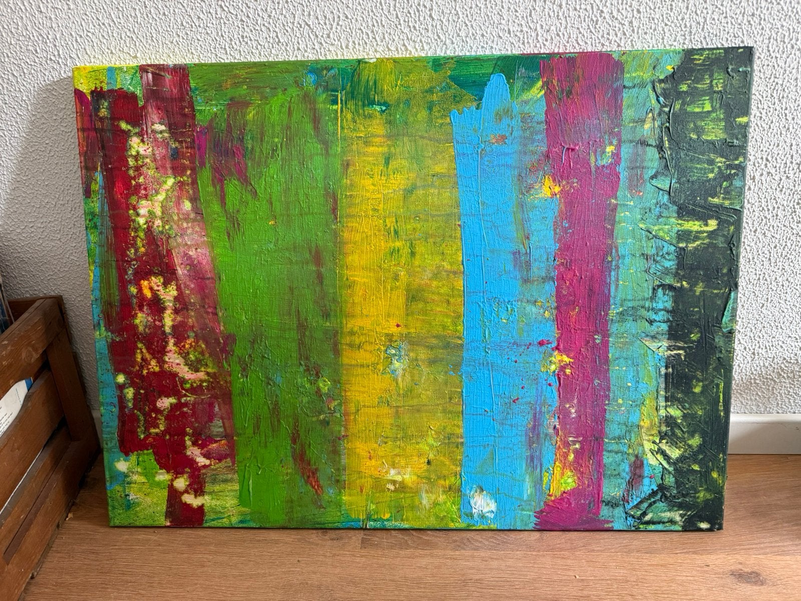 Peter Voss – "Kleurenspectrum in Verticale Beweging", Ophalen