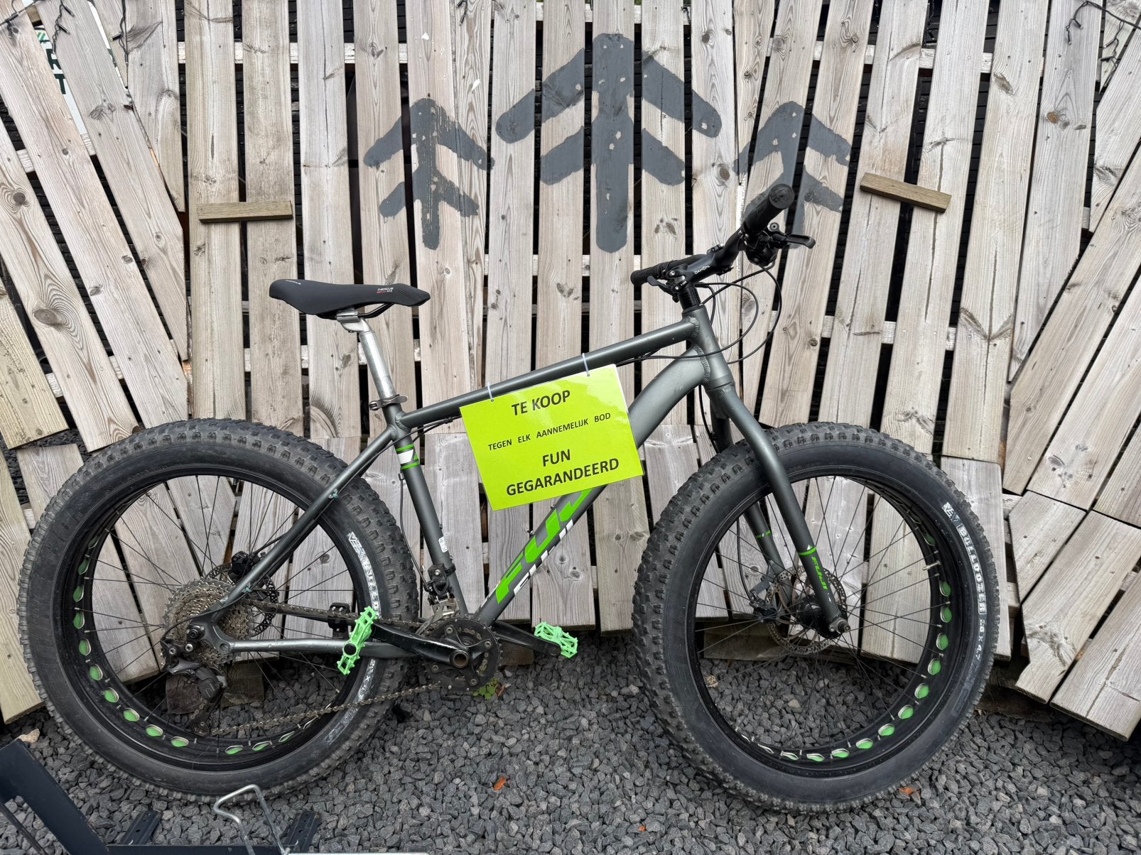 Fuji Wendigo fatbike; medium / 19”; shimano XT, Gebruikt, 45 tot 49 cm, Geen vering, Ophalen