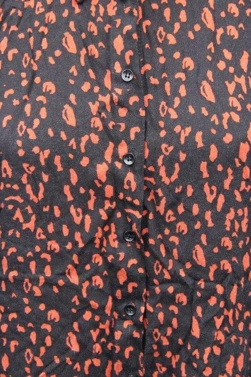 Blouse zwart/ roest Paprika mt 1 (44) Vaste prijs, Zwart, Maat 42/44 (L), Ophalen of Verzenden, Zo goed als nieuw