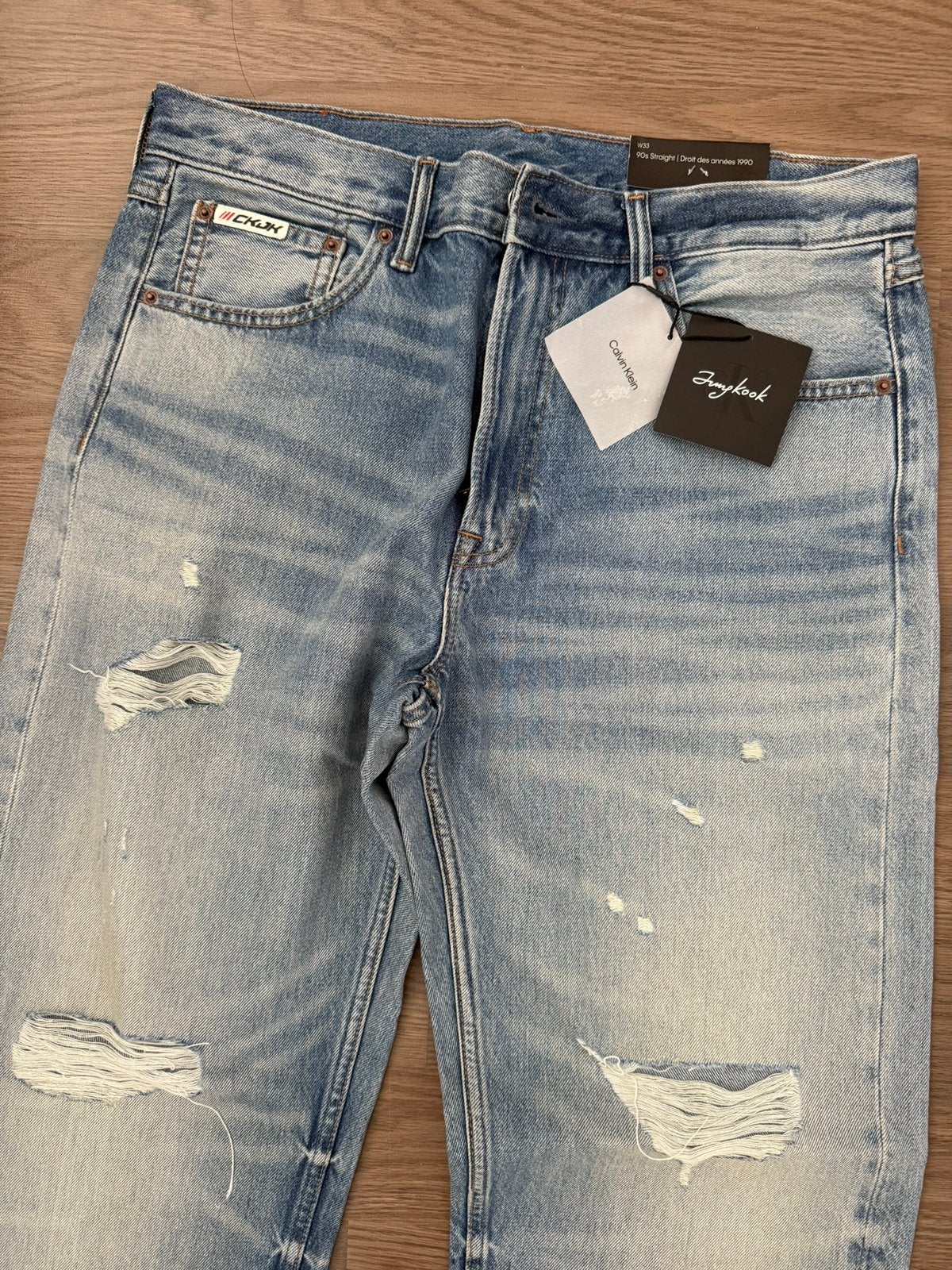 Jungkook Calvin Klein jeans mt33, Ophalen of Verzenden, Nieuw, Blauw, W33 - W34 (confectie 48/50)
