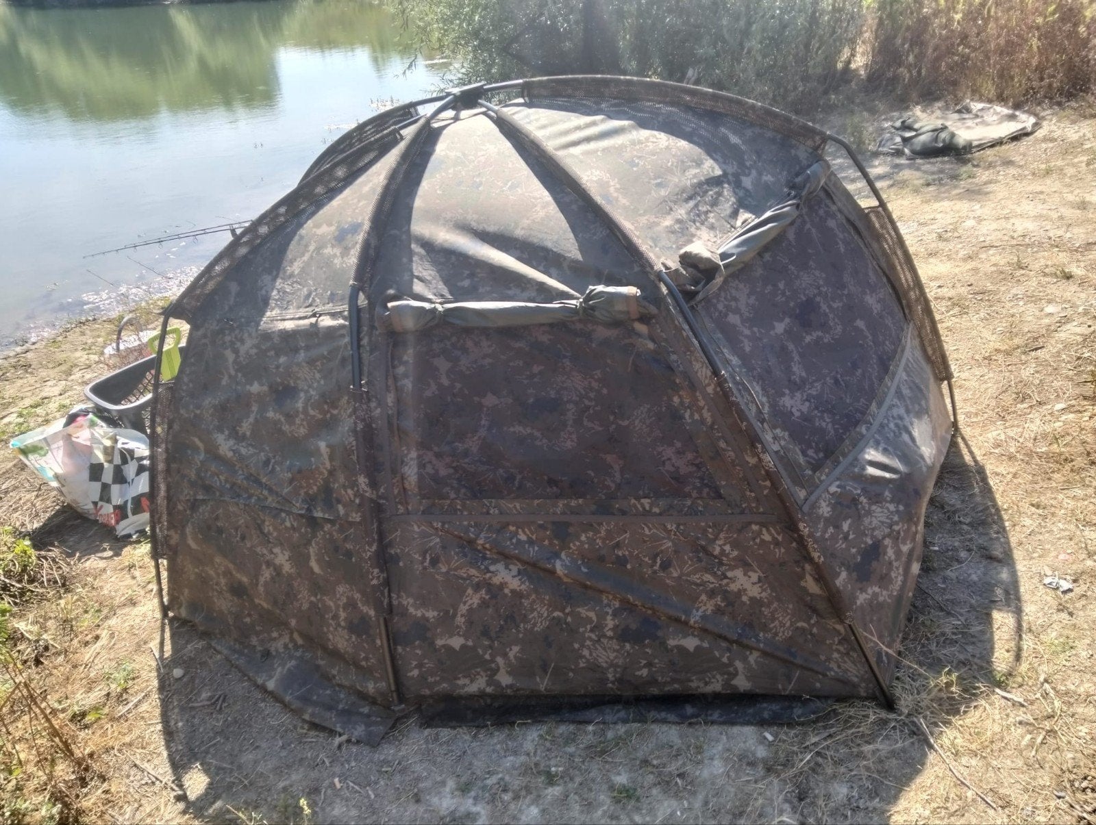 Nash Titan Camo Pro Bivvy met Infill Panel en Vapour Shield, Ophalen of Verzenden