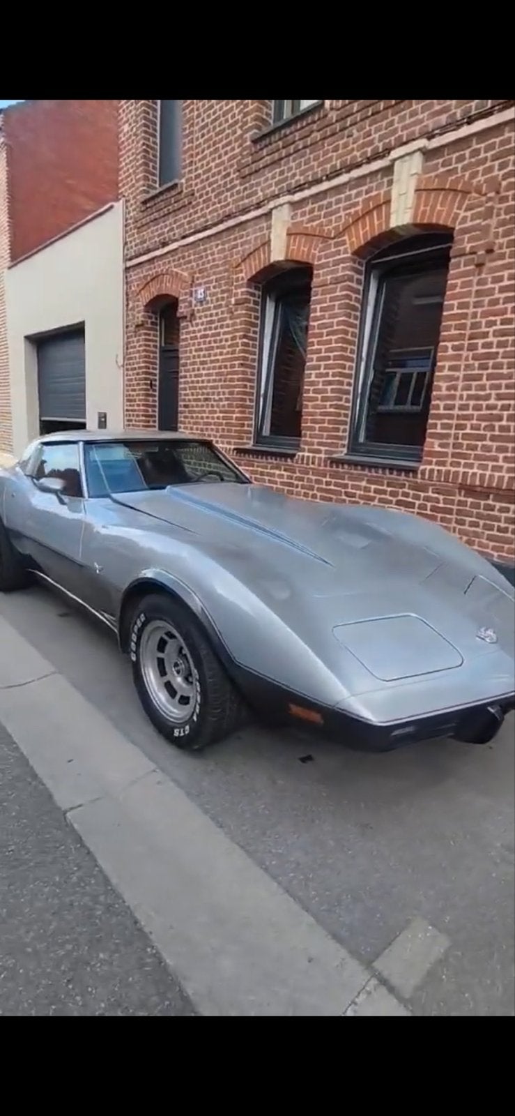 chevrolet corvette c3 25 anniversery edition 1978, Leder, Handgeschakeld, Zilver of Grijs, Coupé