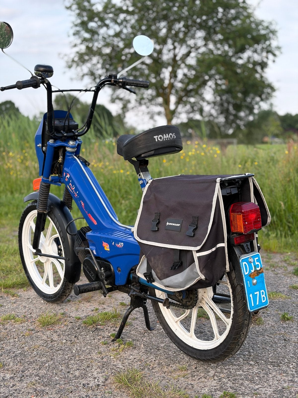 Tomos Quadro Snorbrommer - Blauw, Goede Staat, Fietsen en Brommers, Ophalen, Gebruikt, Quadro, 50 cc