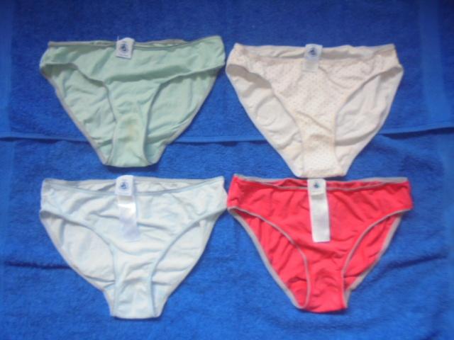 4 slipjes PETIT BATEAU 16-18y, Verzenden, Gebruikt, Meisje, Nacht- of Onderkleding