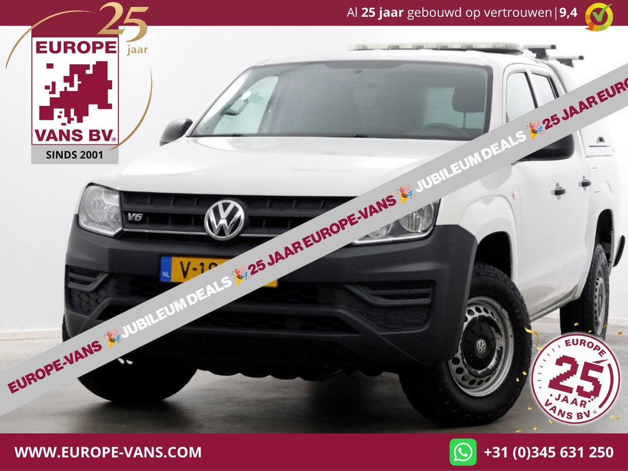 Volkswagen Amarok 3.0 TDI V6 164pk 4Motion 4x4 Plus Cab Tren, Auto's, Gebruikt, Euro 6, 3000 kg, Origineel Nederlands