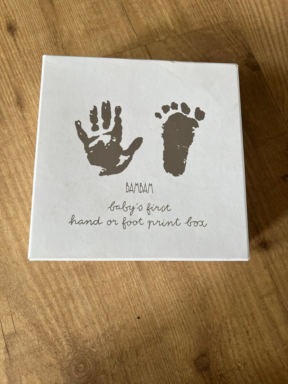 BAMBAM Baby's First Hand or Foot Print Box - Nieuw, Ophalen, Nieuw