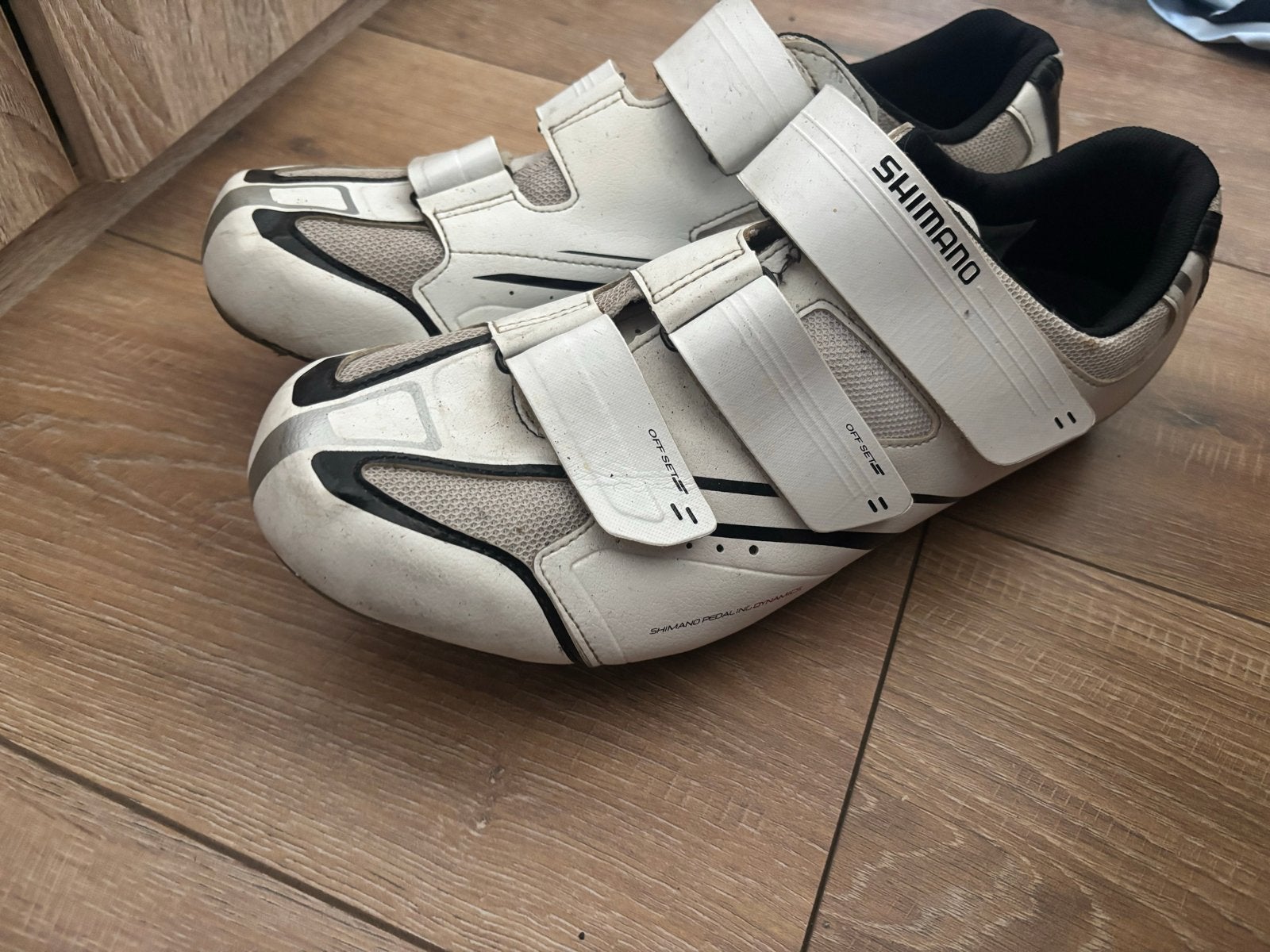 Shimano Wielrenschoenen Maat 49 - Wit, Ophalen of Verzenden, Gebruikt, Kleding