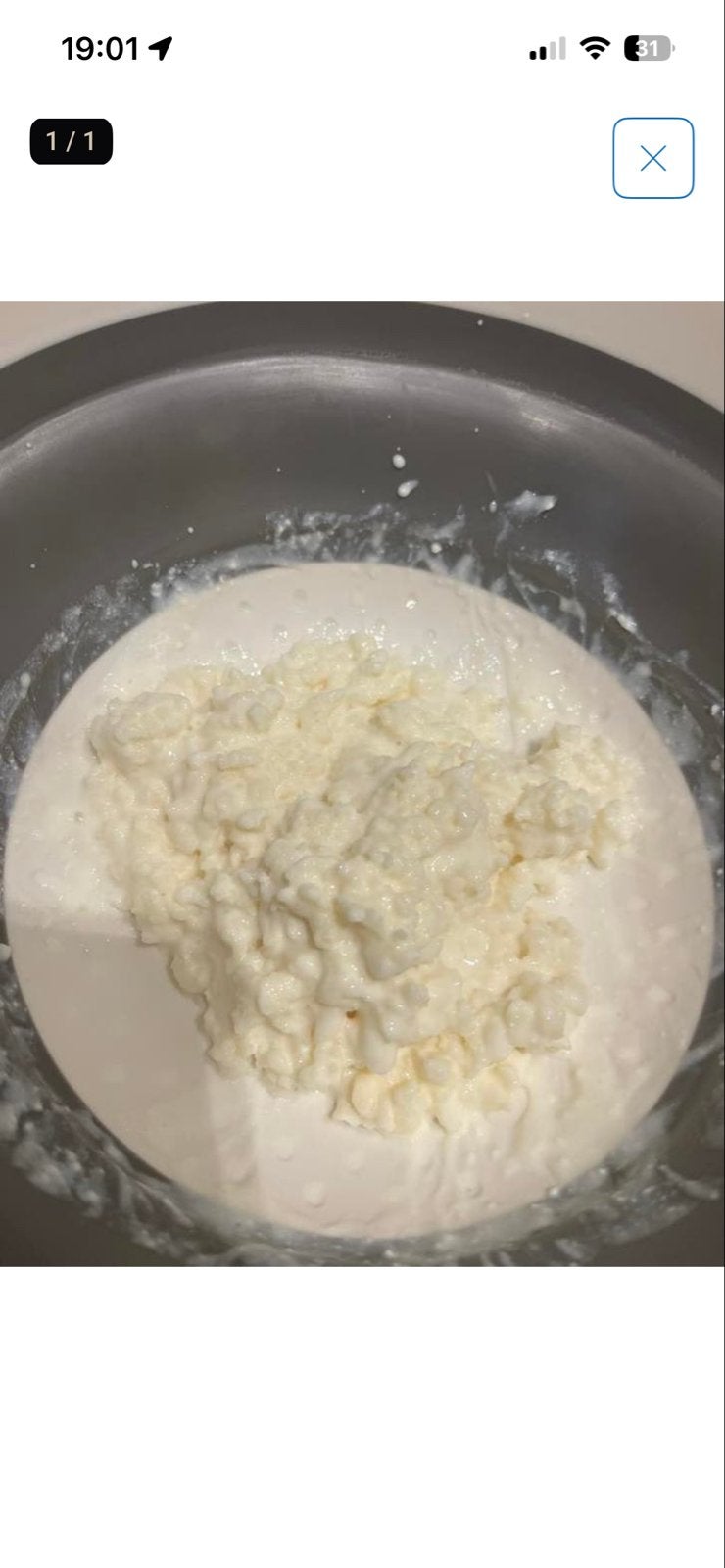 50 gram melk kefirkorrels, Diversen, Ophalen