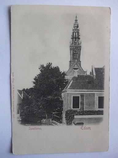 P215 Edam - Speeltoren, Verzamelen, Verzenden, Voor 1920, Ongelopen, Noord-Holland