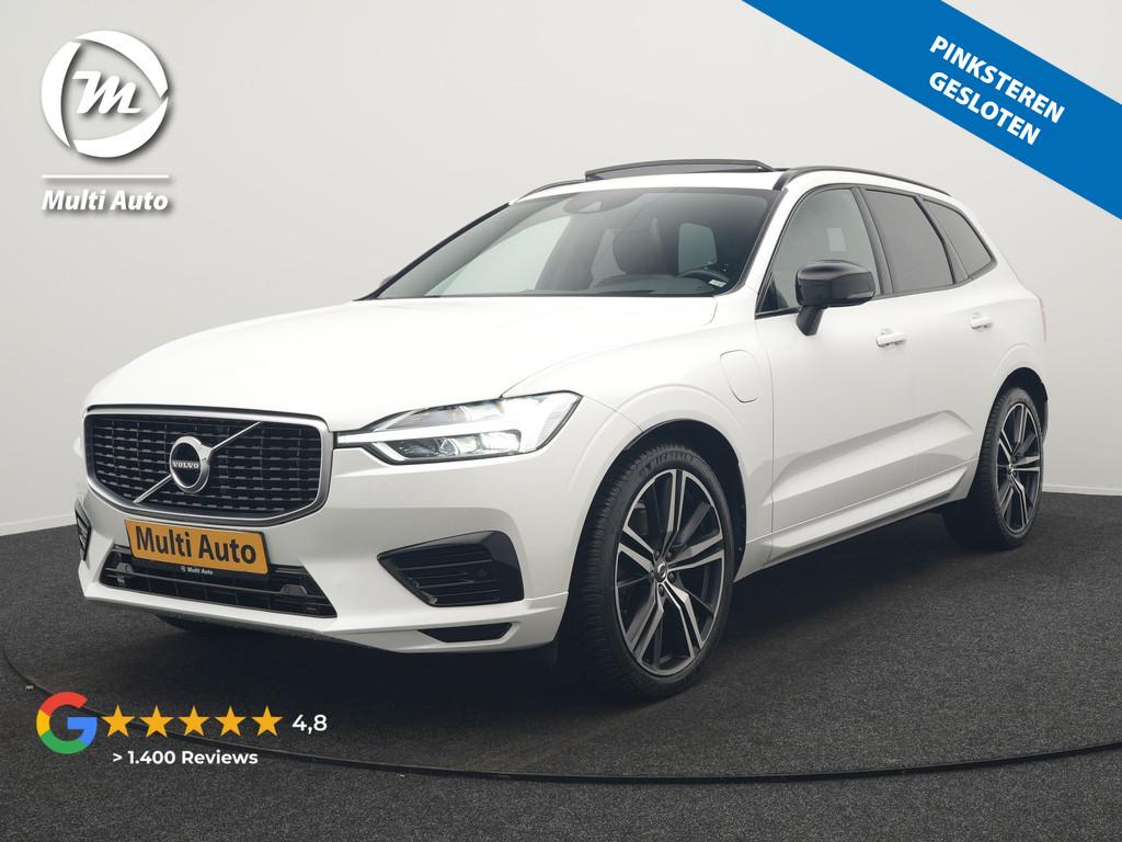 Volvo XC60 Recharge T8 AWD R-Design PHEV 391pk Dealer O.H. |, Automaat, Automatische klimaatregeling, Gebruikt, Zwart