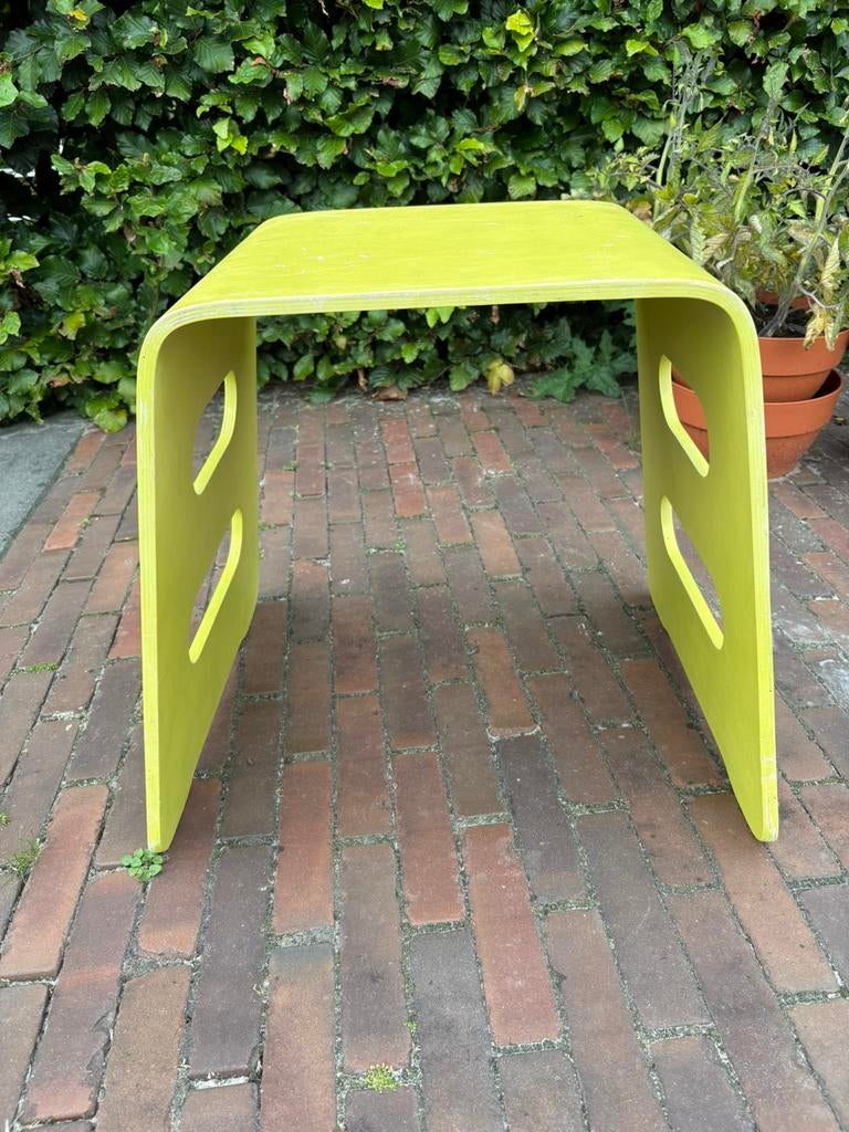 Vintage kruk IKEA designer Lisa Norinder, plywood, Huis en Inrichting, Ophalen, Gebruikt, Hout
