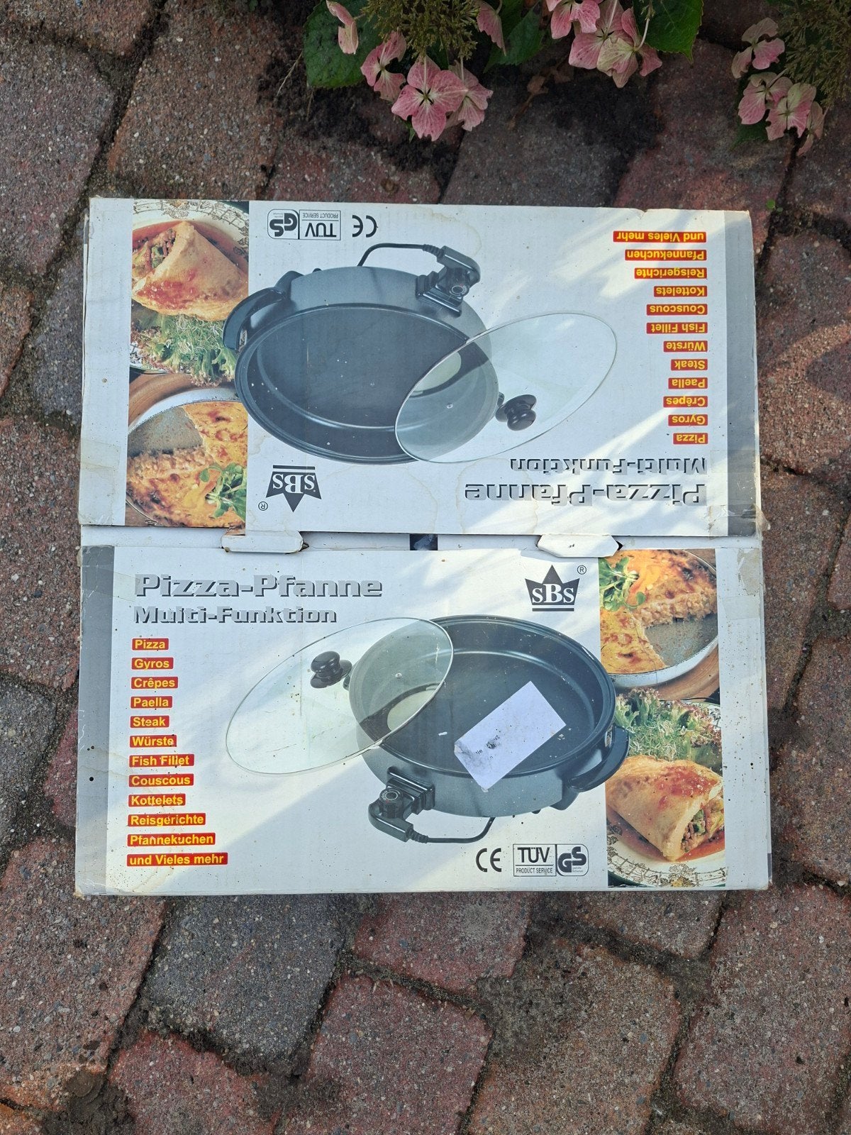 SBS Pizza-Pfanne Multi-Funktion,  hapjes pan., Ophalen, Zo goed als nieuw, Overige typen