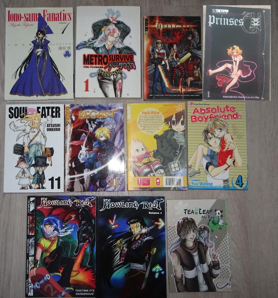 Manga: Metro Survive 1 + Iono-sama Fanatics 1 + .hack/Alcor, Eén comic, Ophalen of Verzenden, Zo goed als nieuw, Japan (Manga)