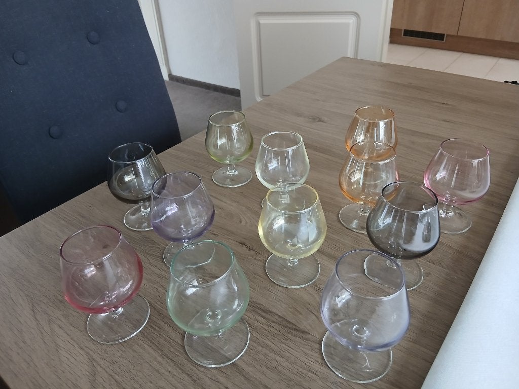 Cognac glazen, Ophalen of Verzenden, Zo goed als nieuw, Borrel- of Shotglas