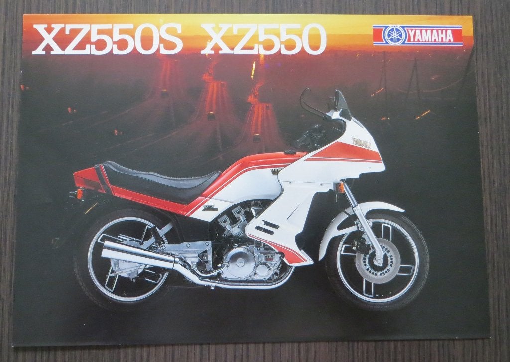 Flyer Yamaha XZ 550 / XZ 550 S - 1983 - 2 blz, Motoren, Verzenden, Yamaha