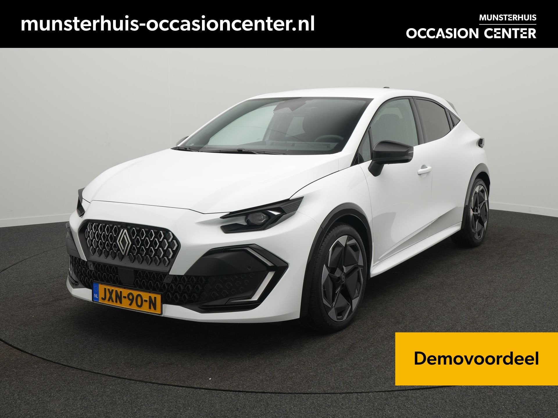 Renault Clio 1.8 Hybrid 160 Techno - RIJKLAARPRIJS - DEMO -, Auto's, 12 maanden, Gebruikt, 1246 kg, Wit