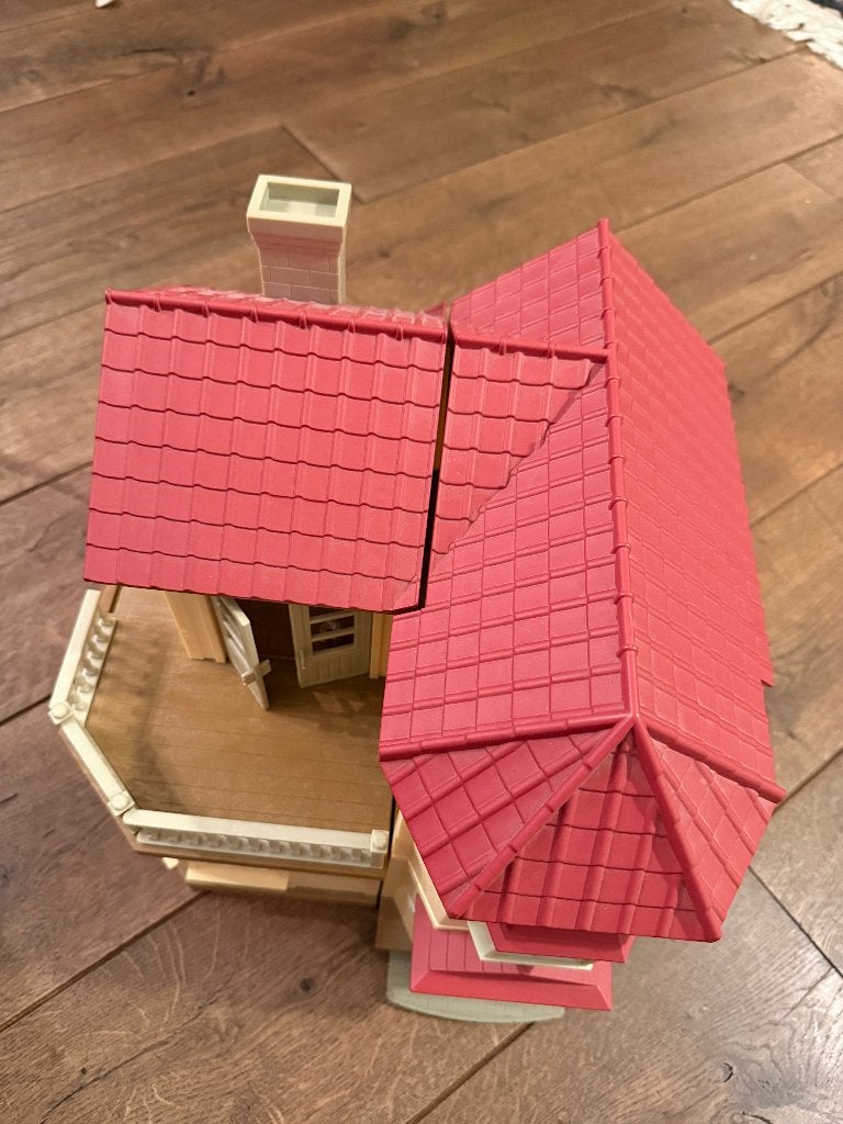 Sylvanian Families duplex villa, Ophalen of Verzenden, Gebruikt, Poppenhuis