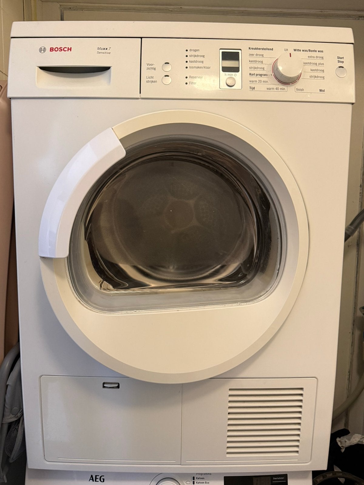 Bosch Maxx 7 Sensitive  Droger, Ophalen, 6 tot 8 kg, Gebruikt, Voorlader