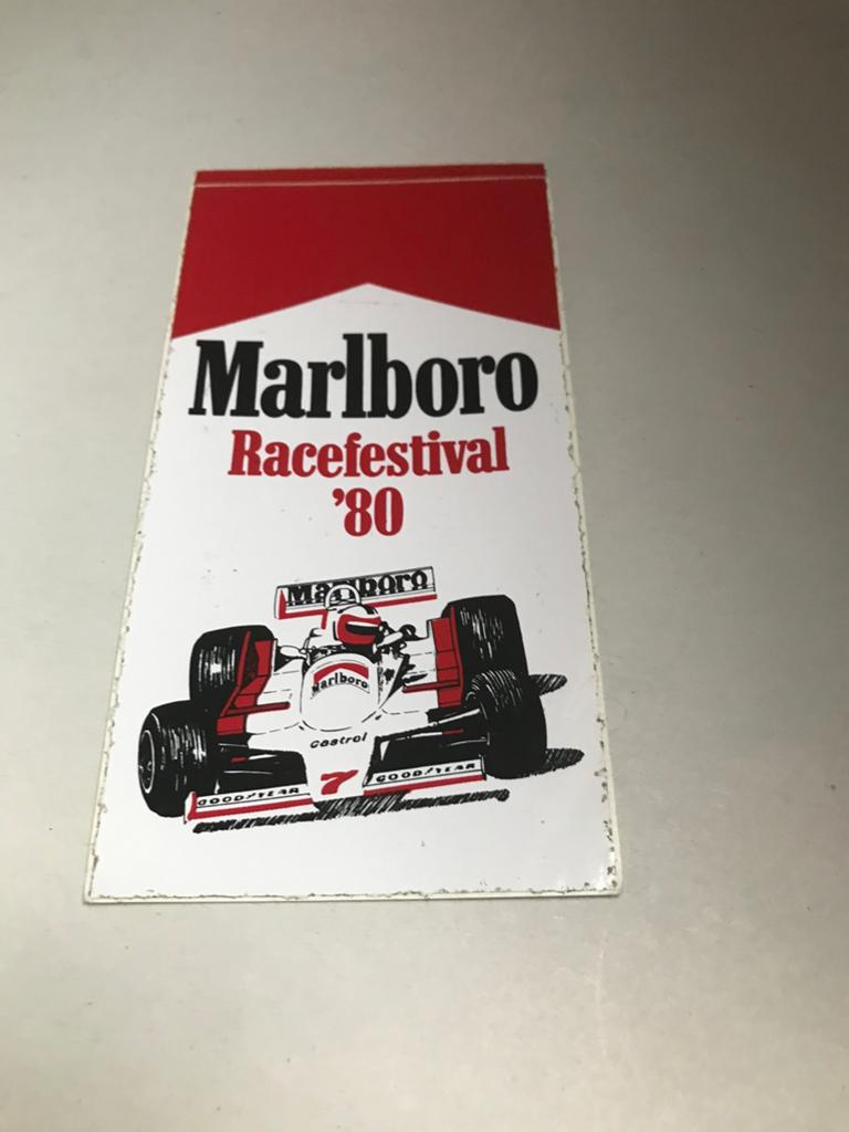 Marlboro Formule 1 stickers, Ophalen of Verzenden, Gebruikt, Formule 1