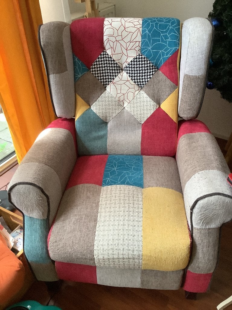Relaxstoel, Ophalen, Gebruikt, Minder dan 75 cm, Stof