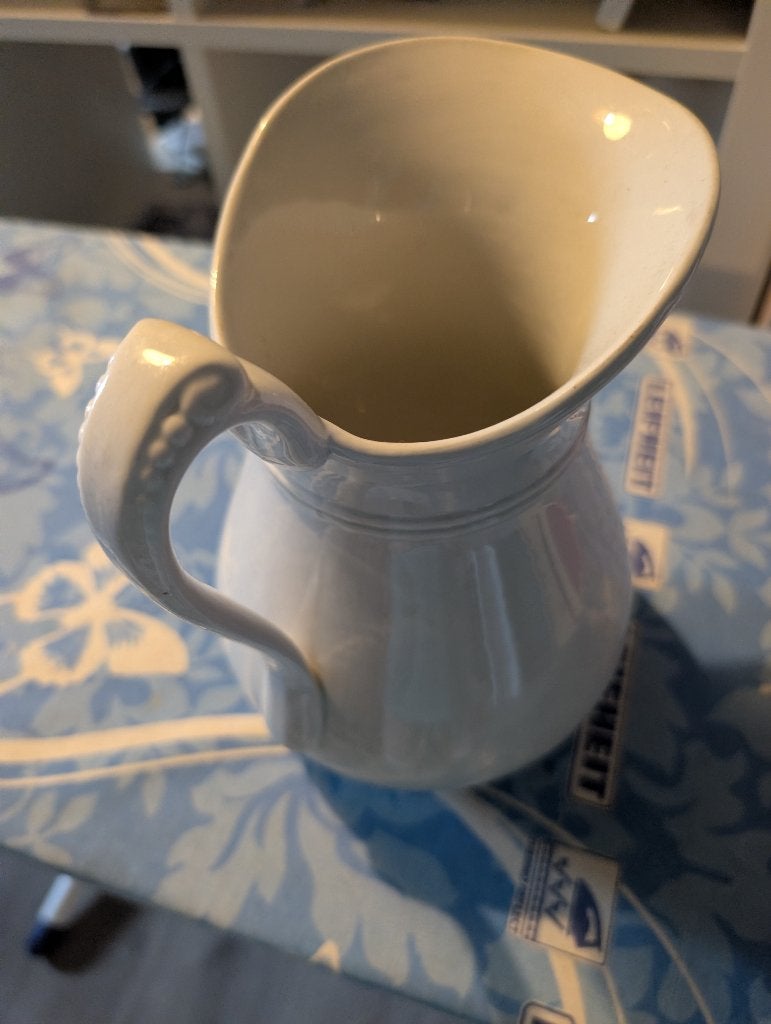 Antieke Villeroy & Boch Wallerfangen lampetkan, Ophalen of Verzenden