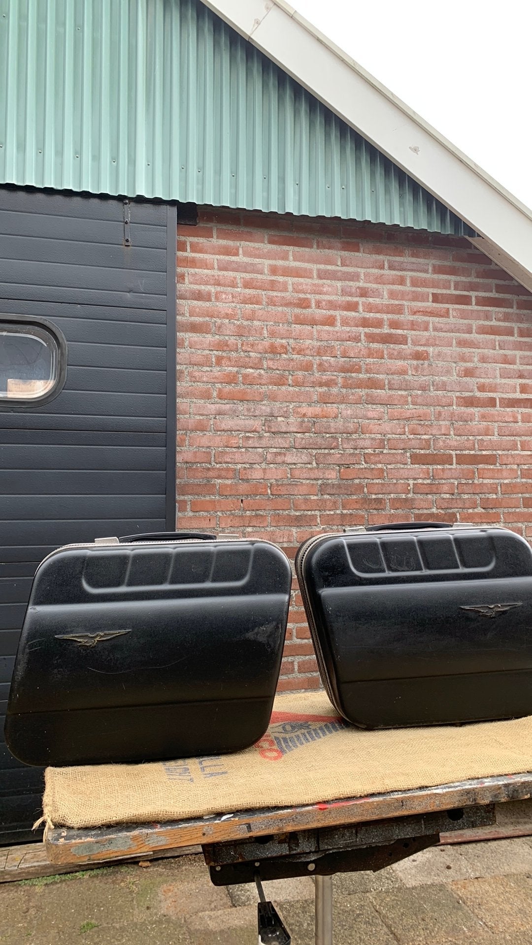 Moto Guzzi Motor kofferset, Ophalen, Gebruikt
