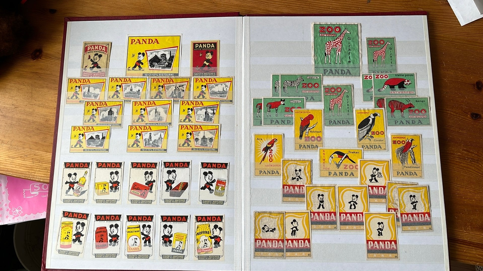 Oude etiketten luciferetiket Panda, Verzamelen, Ophalen of Verzenden, Gebruikt, Overige typen