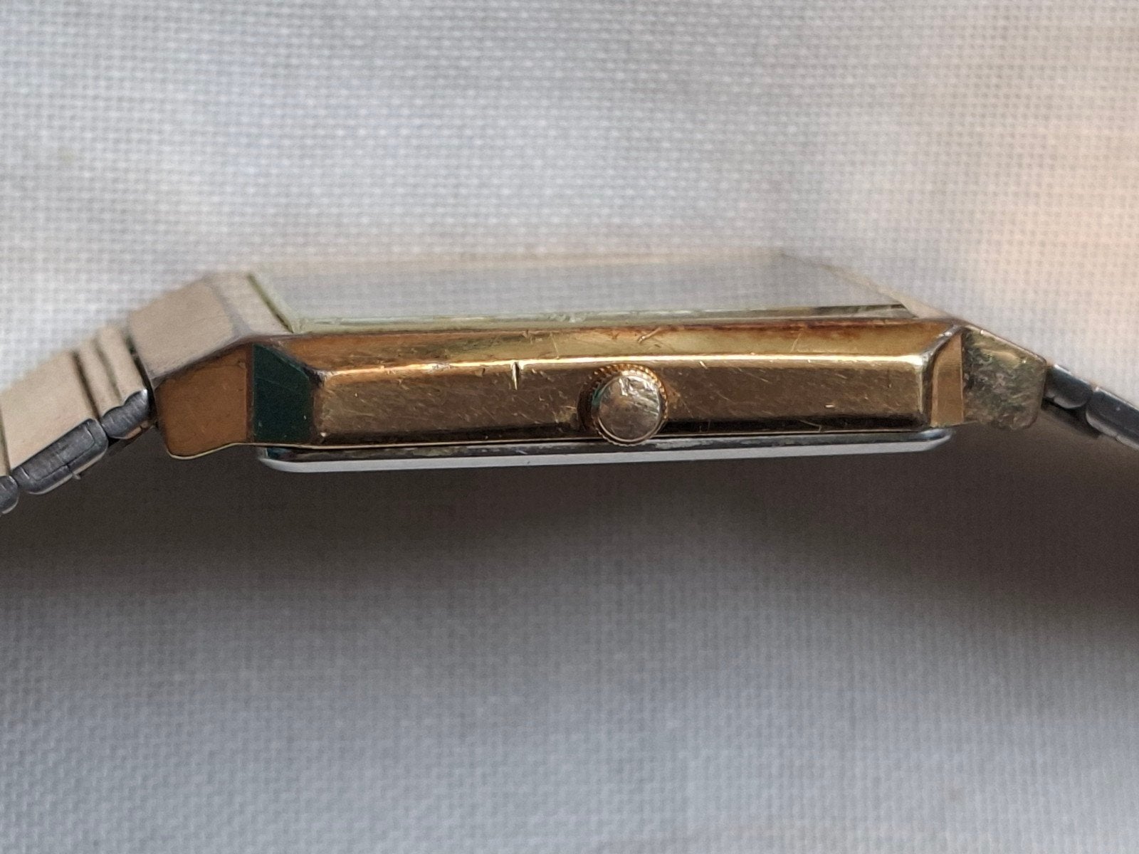 Vintage Seiko Quartz Horloge - Goudkleurig met Stalen Band, Sieraden, Tassen en Uiterlijk, Horloges | Heren, Ophalen of Verzenden