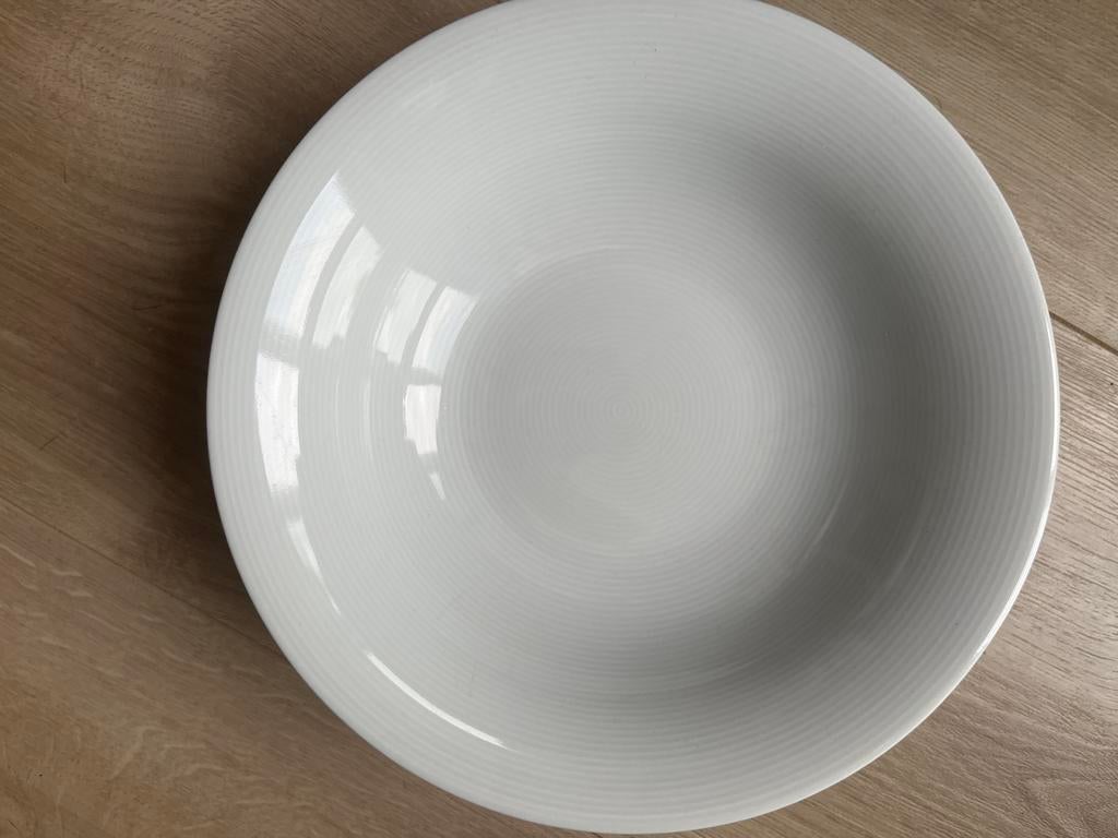 Set van 4 Casa Mesa diepe borden., Keramiek, Ophalen of Verzenden, Zo goed als nieuw, Kom(men)