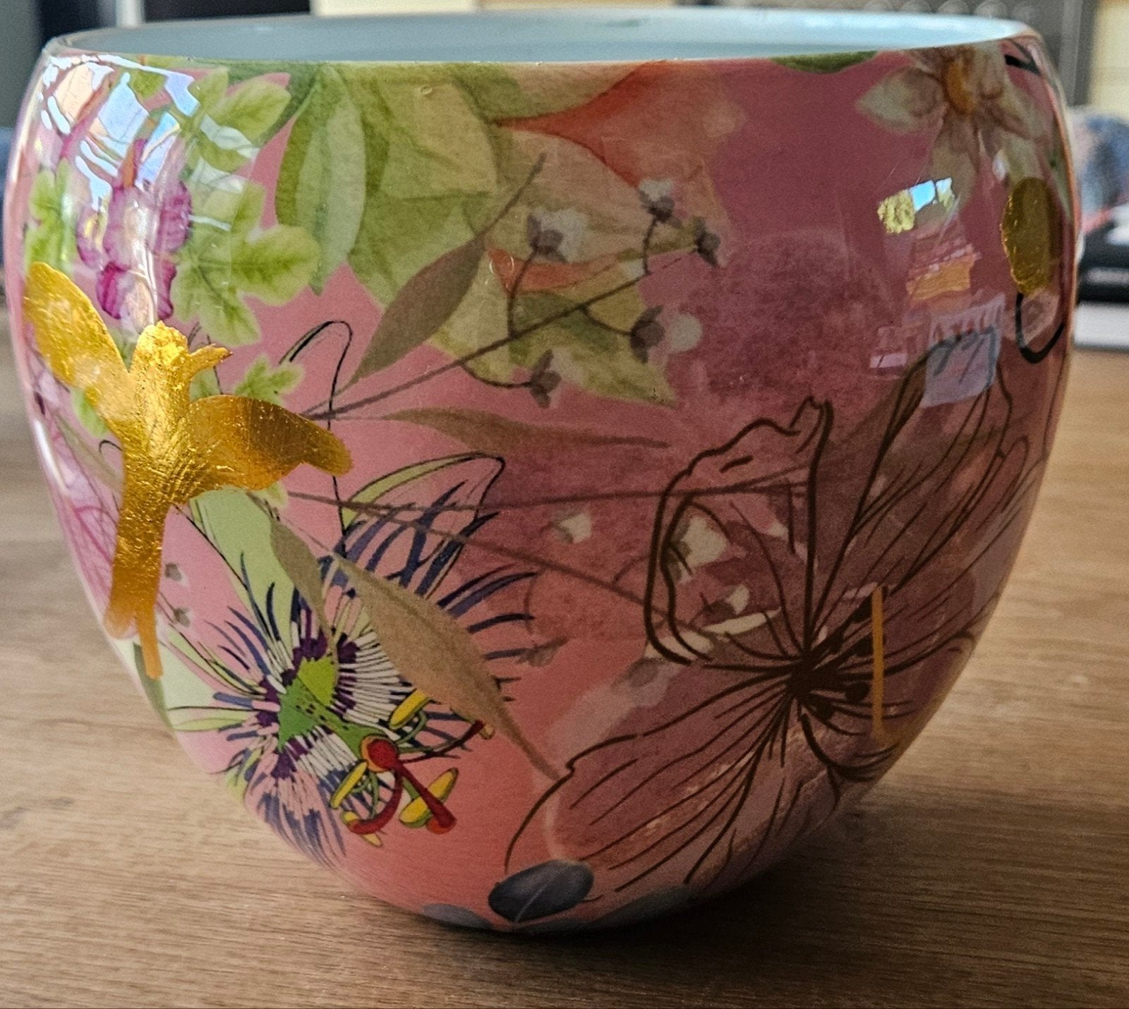 Bloempot Lammie Fiësta Fuchsia 21x16 cm, Tuin en Terras, Kunststof, Rond, Ophalen of Verzenden, Zo goed als nieuw