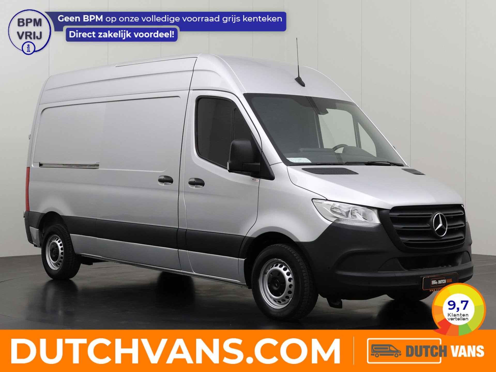 Mercedes-Benz Sprinter 9G-Tronic Automaat L2H2 | Multimedia, Auto's, Stof, Gebruikt, 4 cilinders, 150 pk