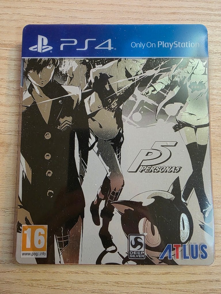 Persona 5 Steelbook PS4 – compleet – nette staat, Spelcomputers en Games, 1 speler, Ophalen of Verzenden, Zo goed als nieuw, Role Playing Game (Rpg)