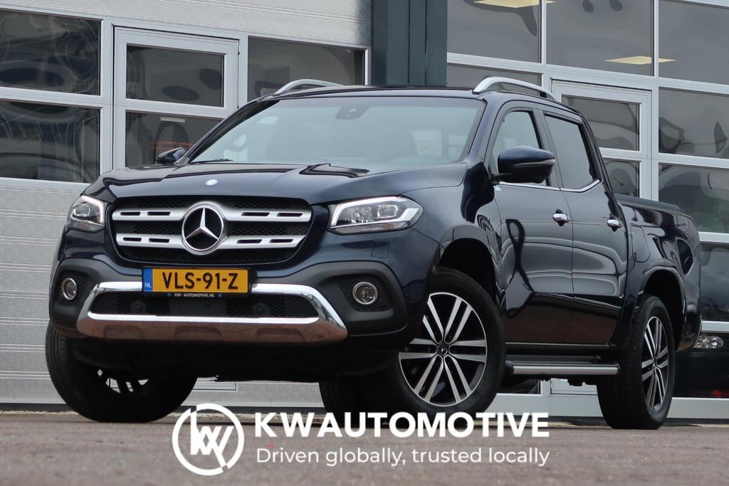 Mercedes-Benz X-klasse 250 d 4-MATIC DC MARGE!/ AUT/ LED/ 36, Auto's, Automatische klimaatregeling, Gebruikt, Blauw, Leder