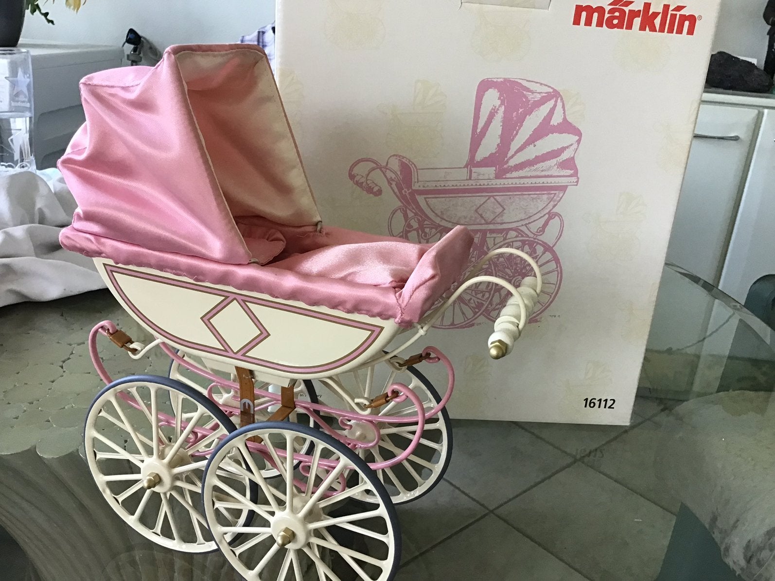 Metalen Marklin poppenwagen, Ophalen of Verzenden, Nieuw, Overige merken