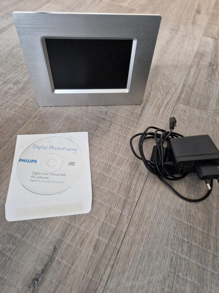 Philips Digitale Fotolijst - Compleet met Software, Ophalen of Verzenden, Gebruikt, Minder dan 1 GB, Kleiner dan 8 inch