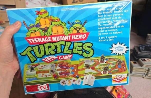 Turtles 3D Bordspel - Sealed (Nieuw in verpakking) 1990, Drie of vier spelers, Ophalen of Verzenden, Nieuw