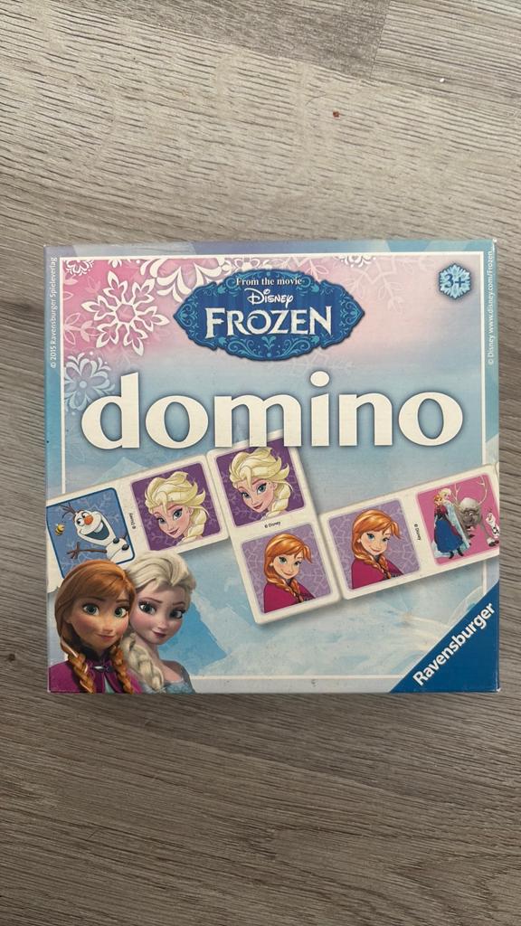 Frozen domino, Kinderen en Baby's, Speelgoed | Educatief en Creatief, Ophalen, Zo goed als nieuw