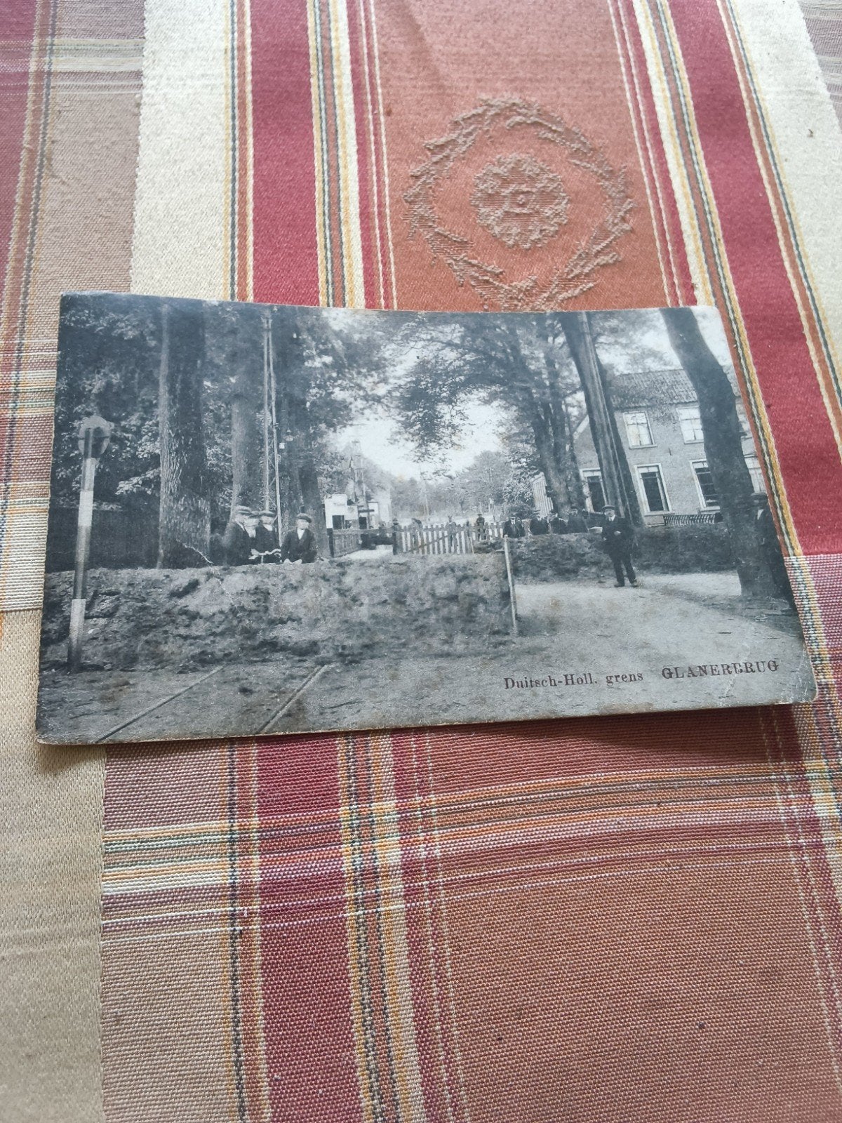 Oude Ansichtkaart: Duits-Hollandse Grens Glanerbrug, Verzamelen, Ophalen of Verzenden, Voor 1920, Gelopen