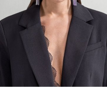 Shoeby by Mieke oversized zwarte blazer maat XXL, Kleding | Dames, Verzenden, Zwart, Maat 46/48 (XL) of groter, Zo goed als nieuw