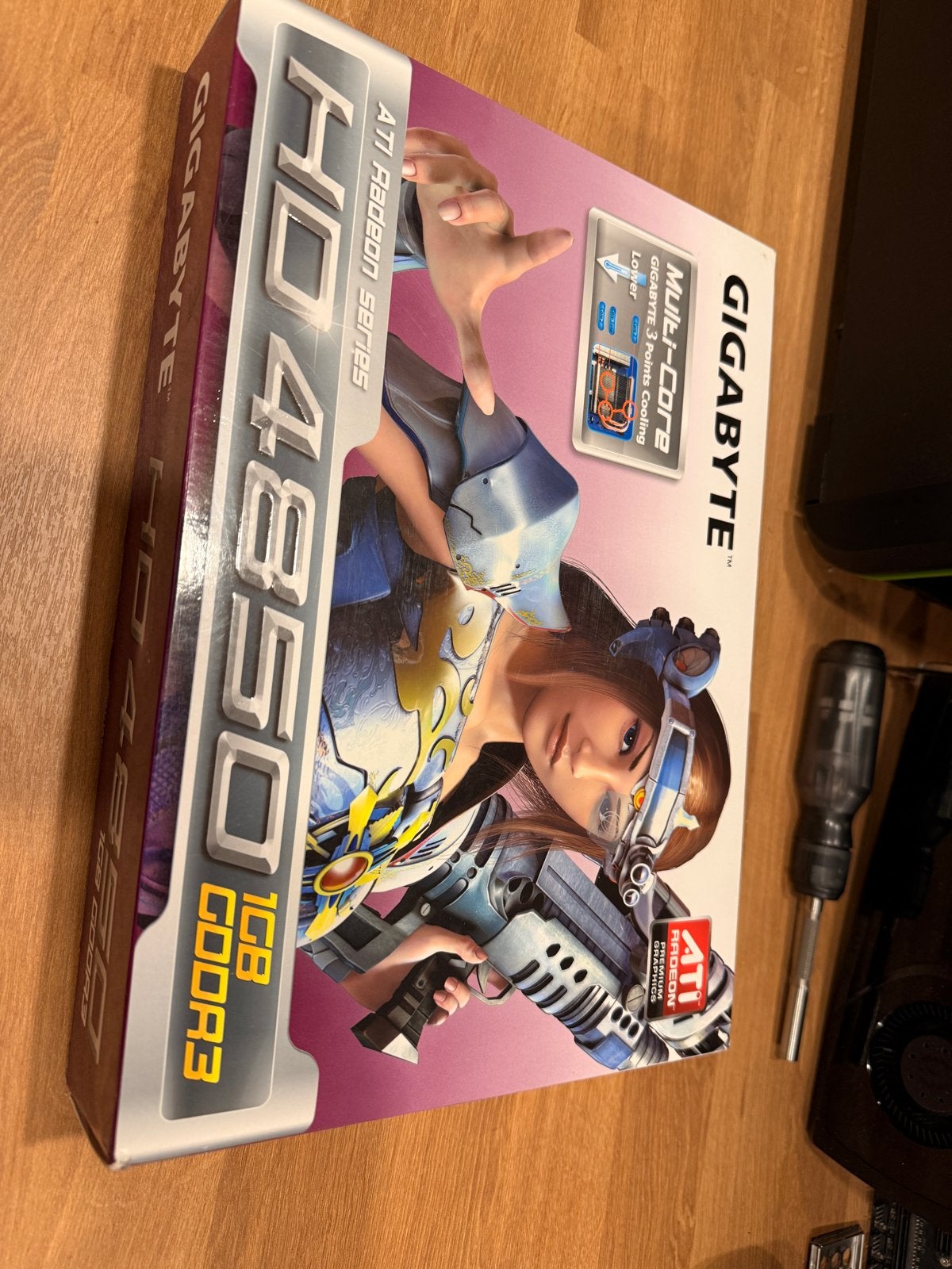 Gigabyte ATI Radeon HD 4850 1GB GDDR3 Videokaart, Computers en Software, Gebruikt, GDDR3, Ophalen of Verzenden, PCI-Express 1