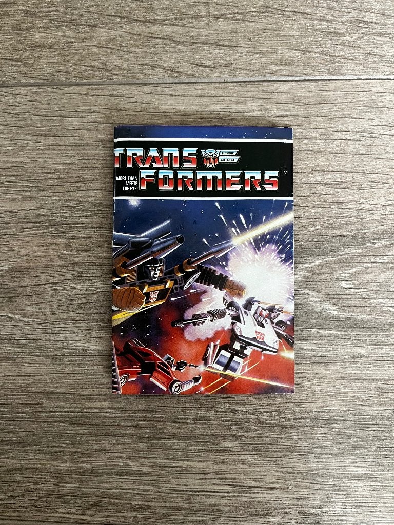 Transformers G1, 1984 brochure, G1, Ophalen of Verzenden, Gebruikt, Overige rassen