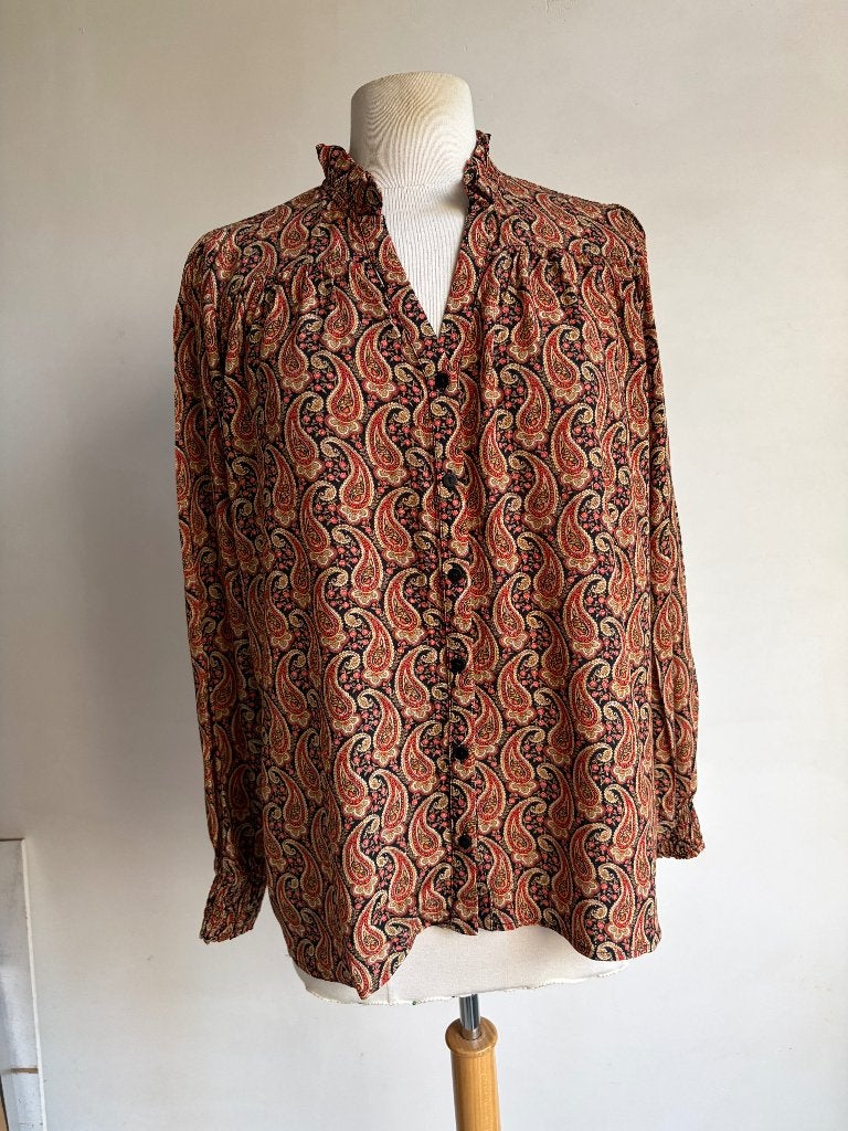 geisha blouse rood beige zwart, Kleding | Dames, Geisha, Verzenden, Nieuw, Maat 36 (S)