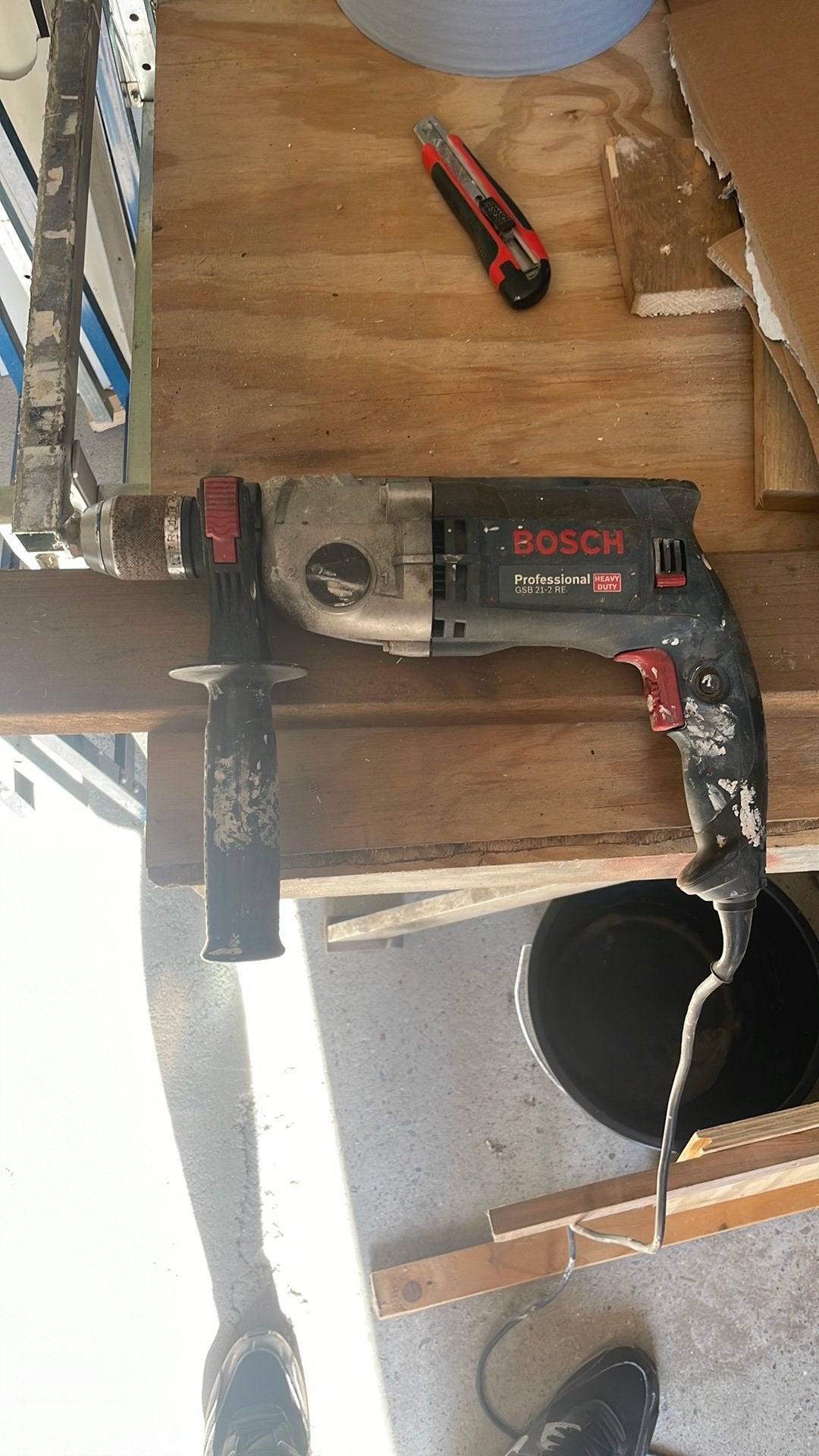 Bosch professional, Boormachine, 600 watt of meer, Variabele snelheid, Ophalen of Verzenden