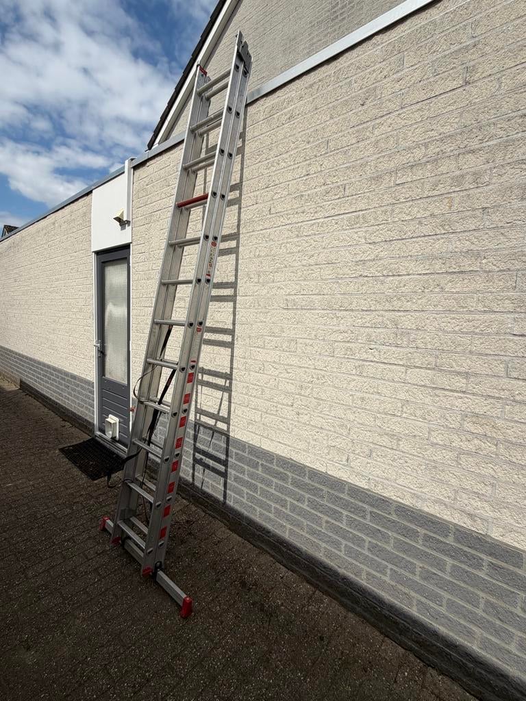 Altrex Economy CR 2060 Ladder - 2x12 sporten, Ophalen, Gebruikt, Ladder, Opvouwbaar of Inschuifbaar