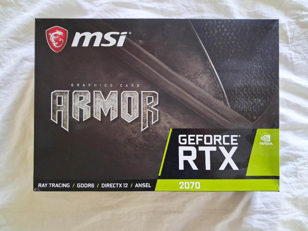 MSI RTX 2070 8GB GDDR6 Videokaart, Ophalen of Verzenden, Gebruikt, GDDR6, Overige typen