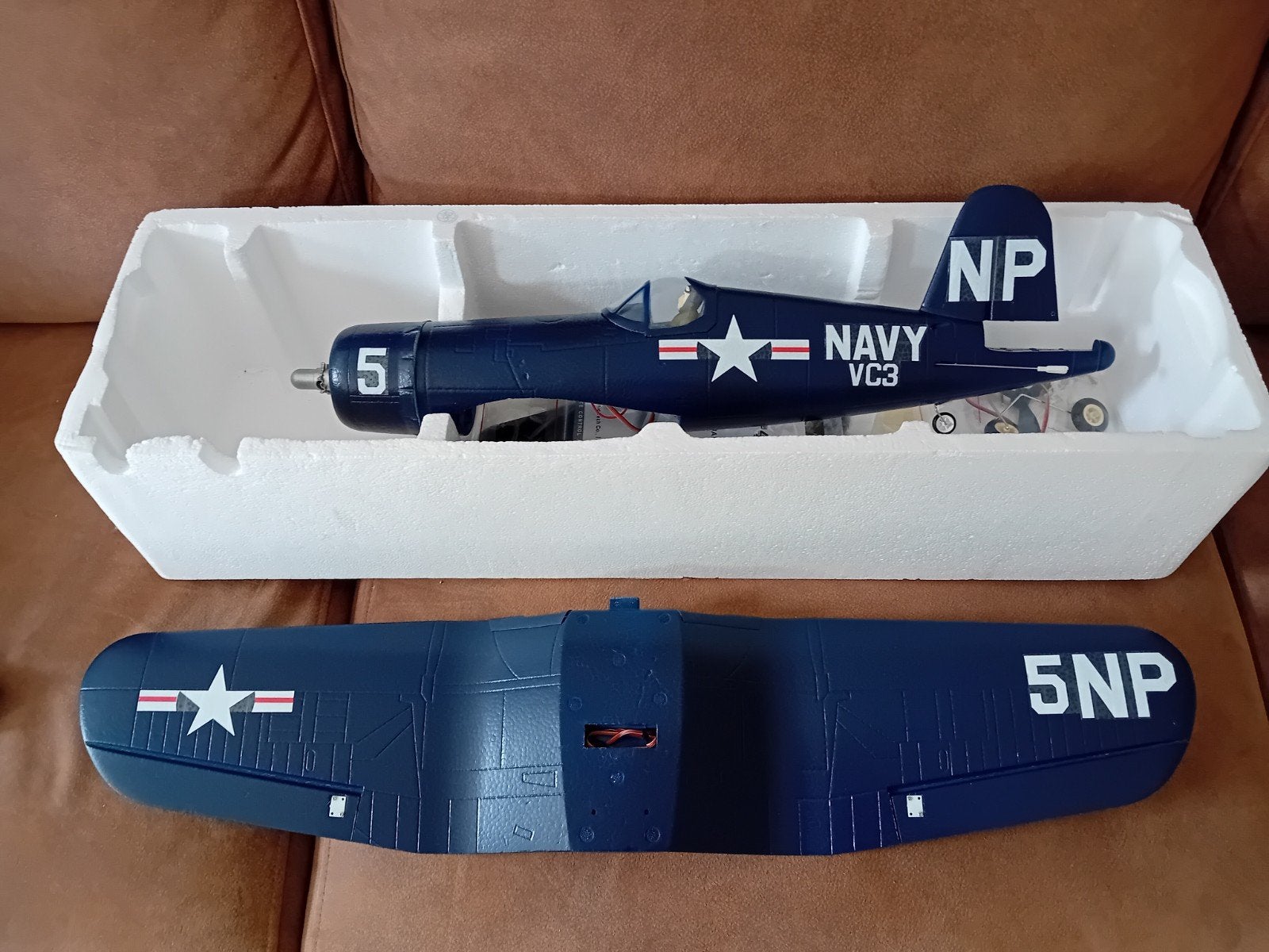 RC Corsair F4U RC Vliegtuig, Spanwijdte 800mm, Nieuw in doos, Ophalen, Nieuw, Elektro